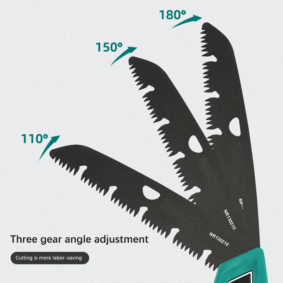 AMR HSS Folding Logging Saw with Triple-Sided Teeth & Safety Lock for Wood Branches Tree Trimming Bamboo Pruning (7/8/10inch)&zwnj; &zwnj;