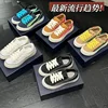 Suede Fashion Color Blocked Wear Resistant Sneakers Versatile Height Increasing Lace Up Couple Comfortable Casual Shoes 6