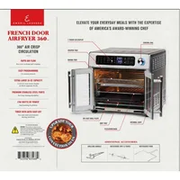 Emeril Lagasse 26 QT Extra Large Air Fryer, Convection Toaster Oven with French Doors, Stainless Steel 2