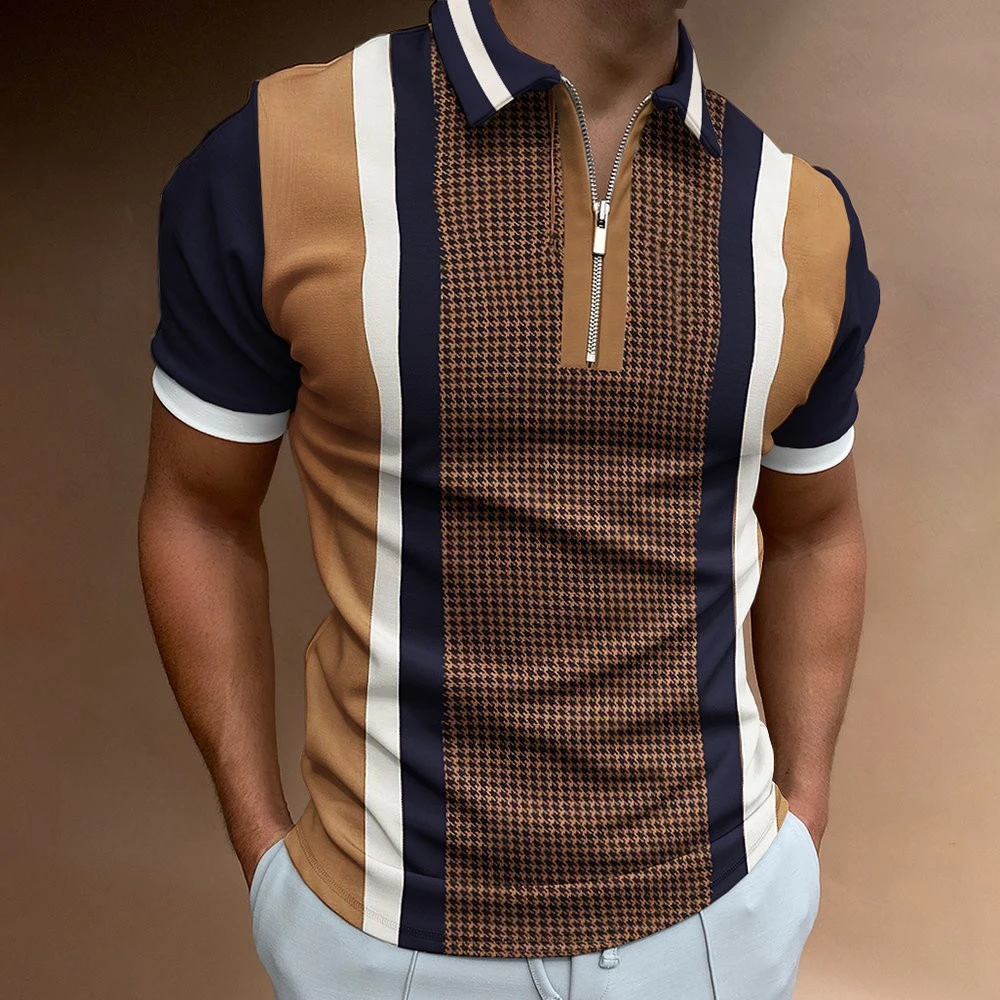 men's short sleeve polo dress shirts