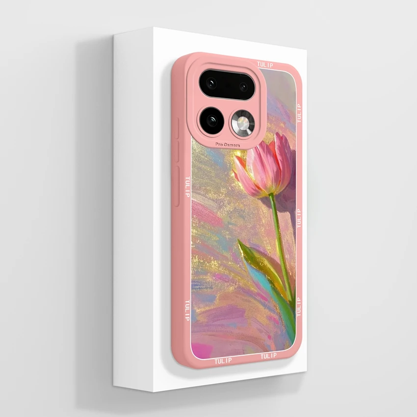 Stylish Floral Lightweight Phone Case - High Quality Soft Smooth Finish