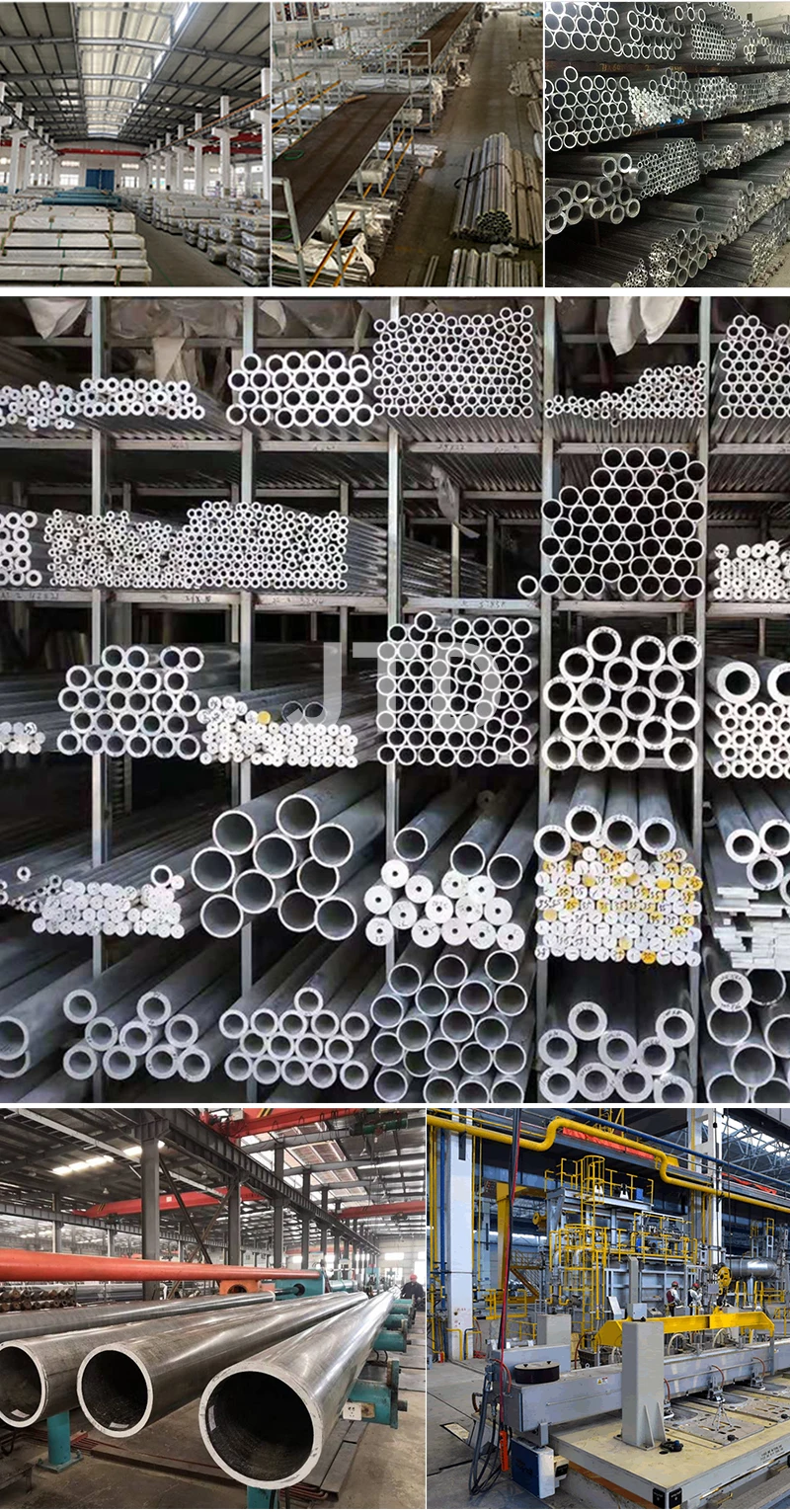 100mm long circular 6063 aluminum alloy pipe