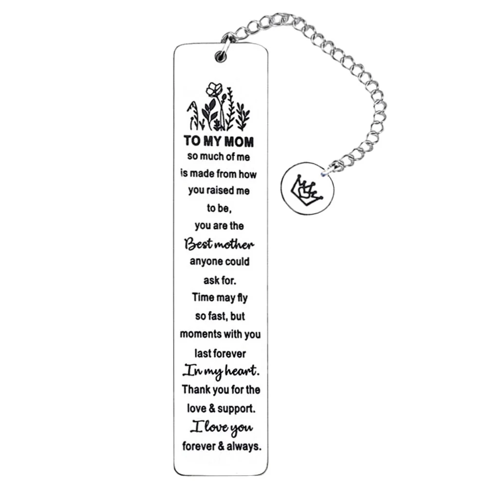 

Stainless Steel Bookmark Decor The Gift Decorative Markers Marking for Women Metal Student