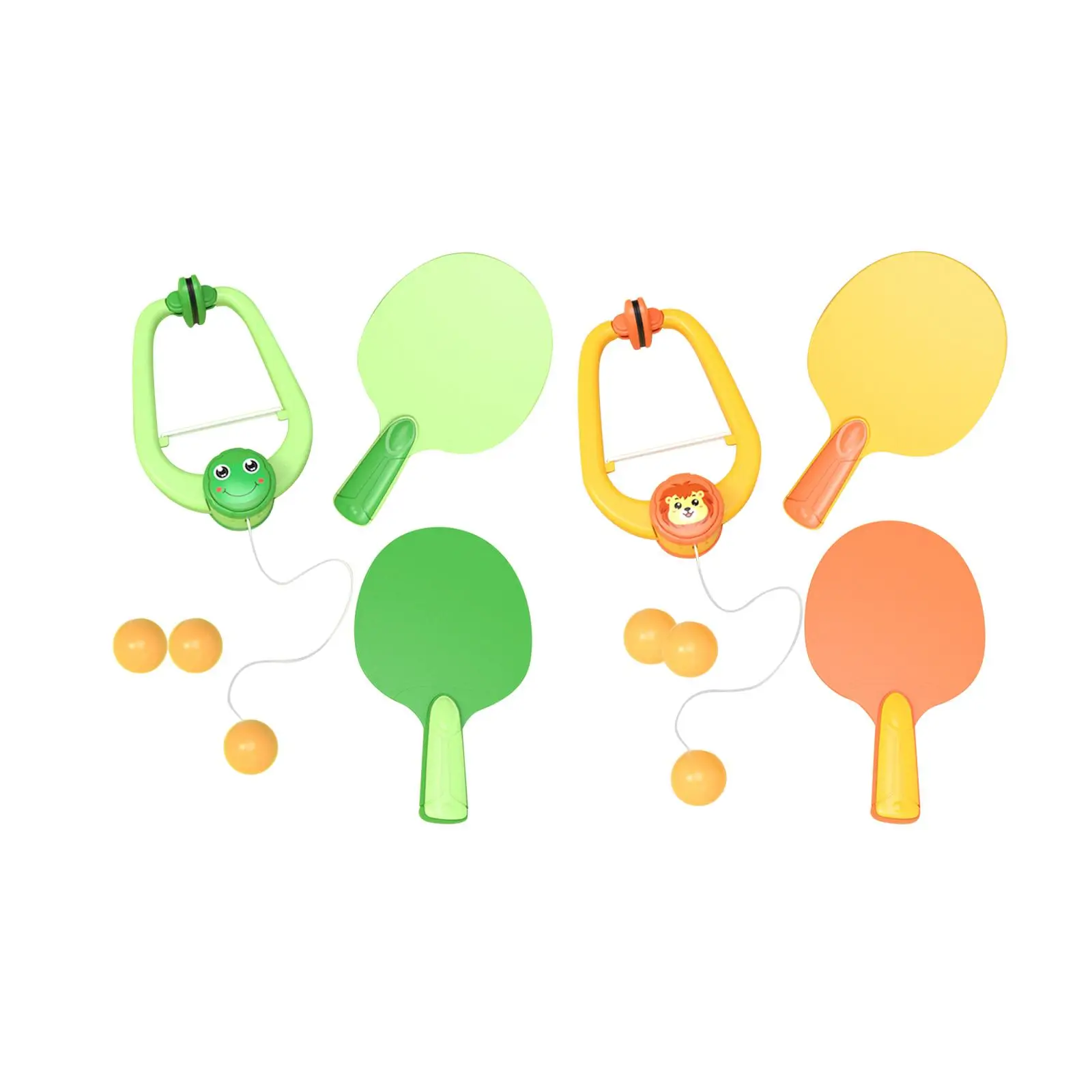 

Indoor Hanging Table Tennis Ping Pong Trainer Training Device Ping Pong Paddles and Balls No Need Table Exerciser for Door Frame