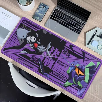 Large E-E-Evangelione Mouse Pad Gamer XXL Rug Office Accessories Computer Anime PC Gaming E-Sports overlock 400x900mm Desk Mat