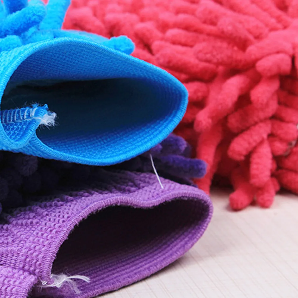 1PC Car Washing Gloves Chenille Microfiber Car Mitten Washing Cleaning Gloves Mitten New Wash Maintenance Accessories