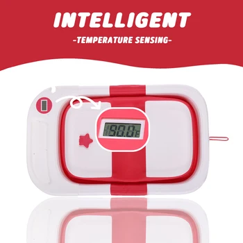 Baby Bathtub,Baby Bath Tub with Soft Cushion & Thermometer,Baby Bathtub Newborn to Toddler 0-36 Months,Portable Travel Baby Tub 6