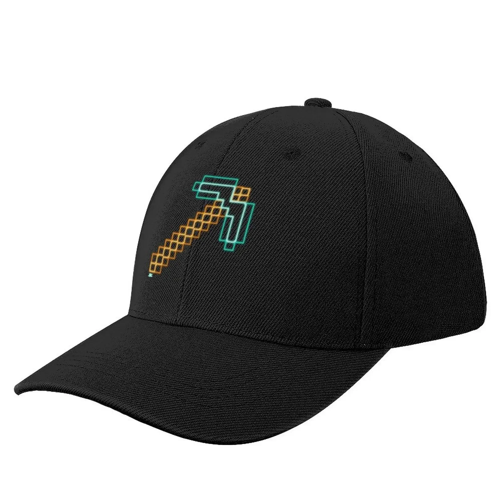 

Neon Diamond Pickaxe Baseball Cap sun hat Rave Cosplay Woman Men's
