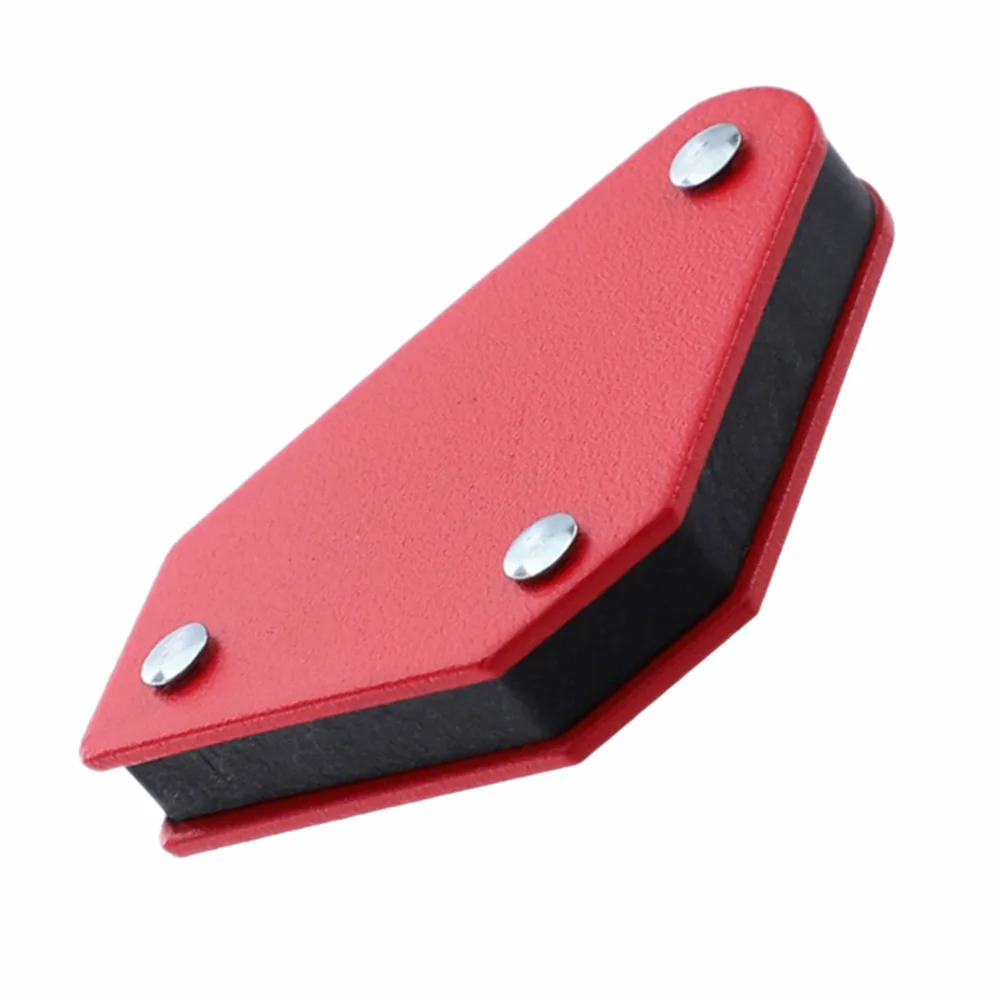 Red 9LB Welding Positioner Neodymium Strong Magnetic Holder Tool Auxiliary Fixing Clip Multi-Angle 45/90/135 Degrees Bevel Fixed