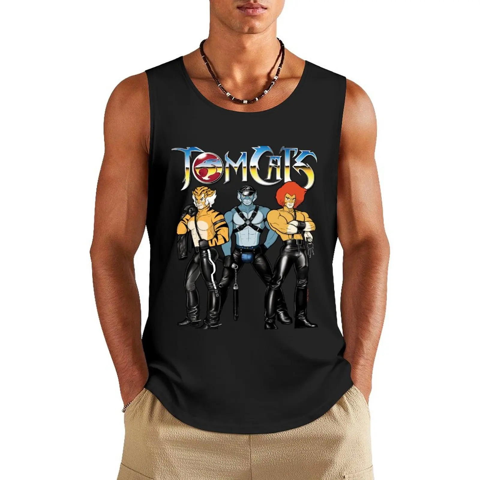

TOMCATS TEE WITH LOGO Tank Top T-shirt man Short sleeve Vest