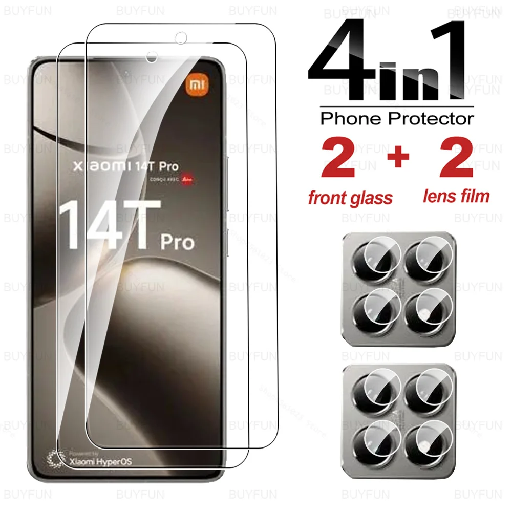 Premium Tempered Glass and Camera Protector Set - 4/8in1 Combo