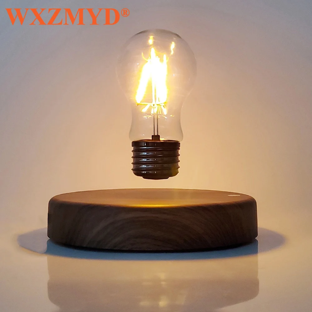 

Magnetic Levitation Lamp Creativity Floating LED Bulb Rotation For Birthday Gift Floating Lights For Room Home Office Decoration
