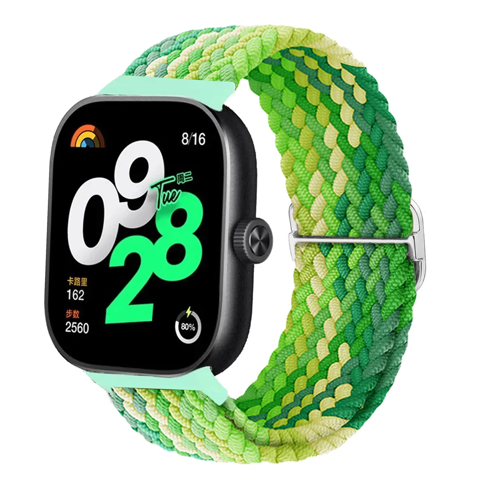 Adjustable Braided Nylon Sport Strap - Elastic Solo Loop Bracelet in Multiple Colors