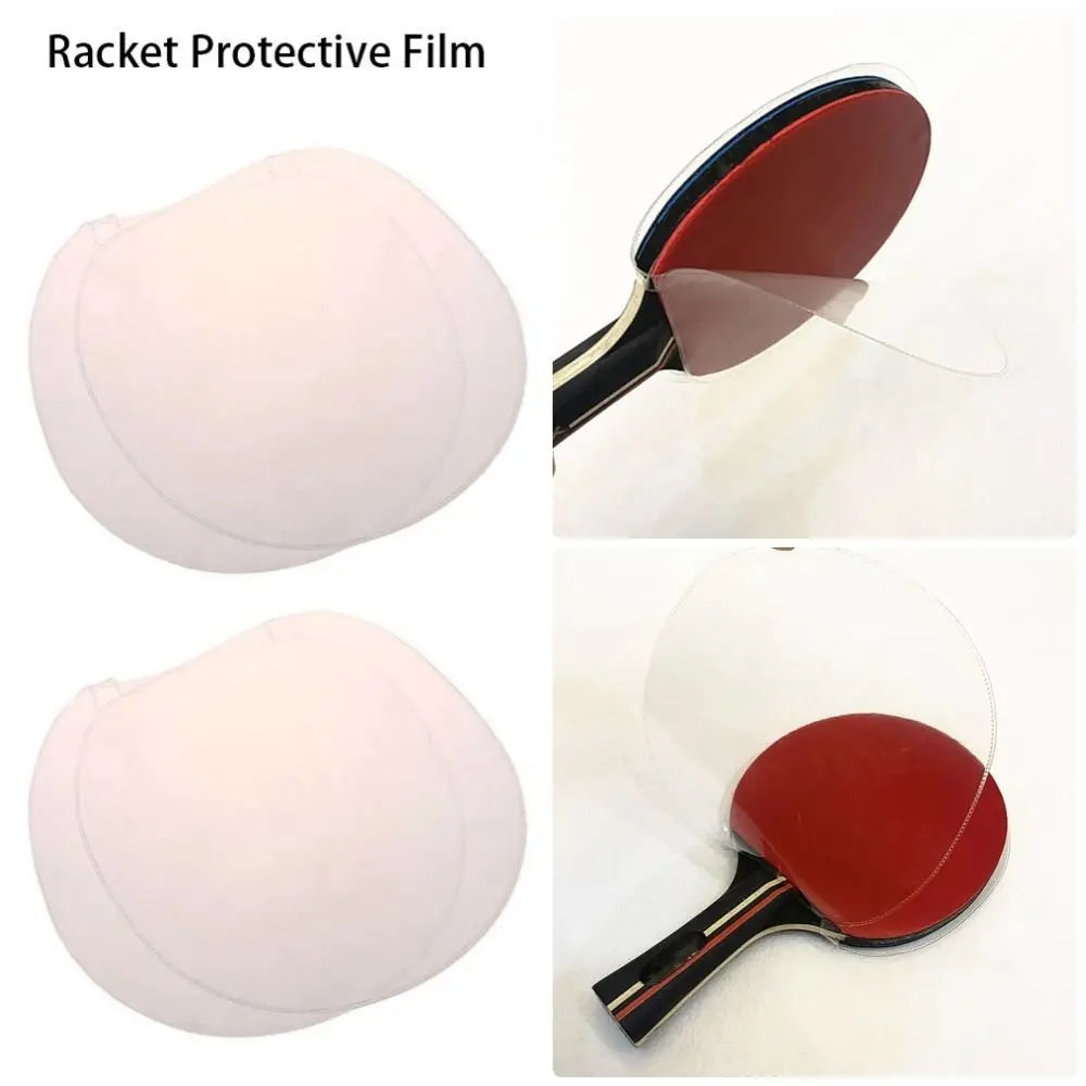 Table Tennis Racket Film 1Pcs Paddle Bat Accessories Table Tennis Racket Protective Film Double-Sided Adhesive Ping Pong Bat Protector Universal
