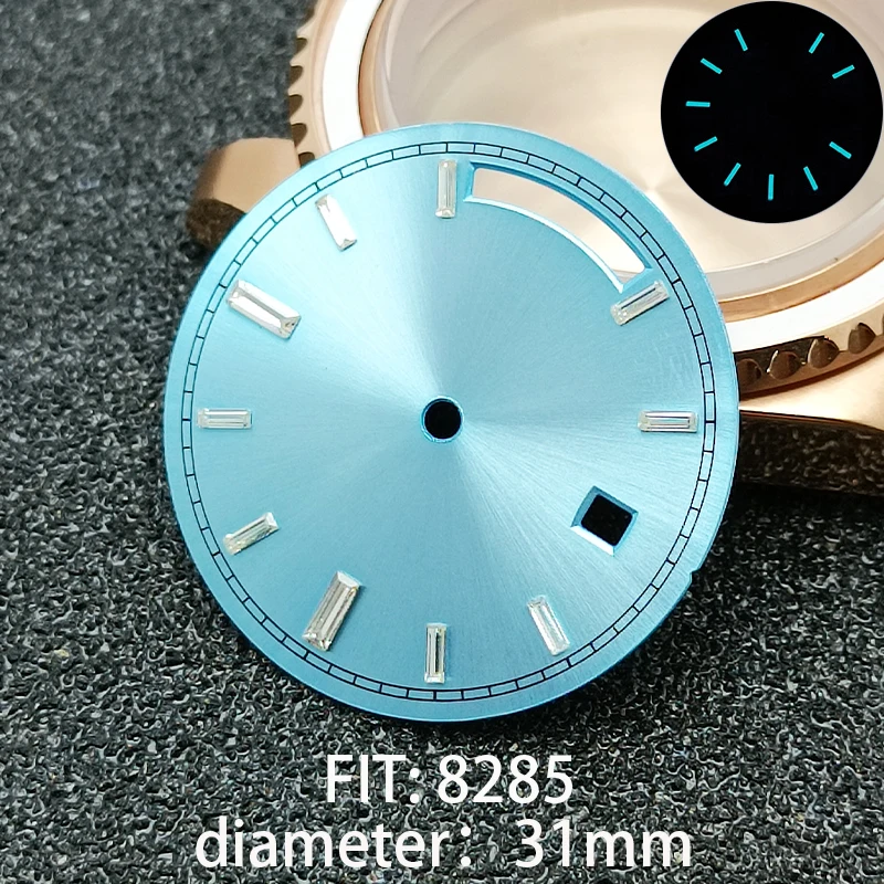 Sterile Single Date Watch Dial - 31mm Diameter for 8285 Movement Accessories