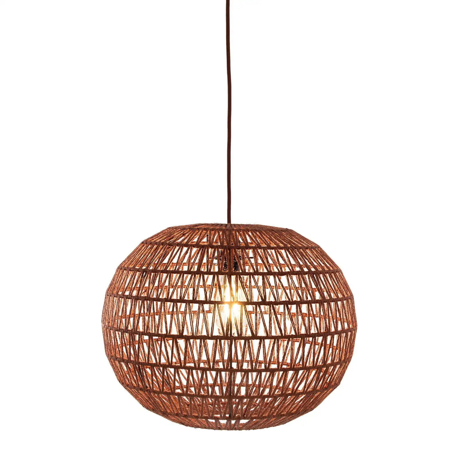 

Sienna Woven Hemp Rope Pendant Light