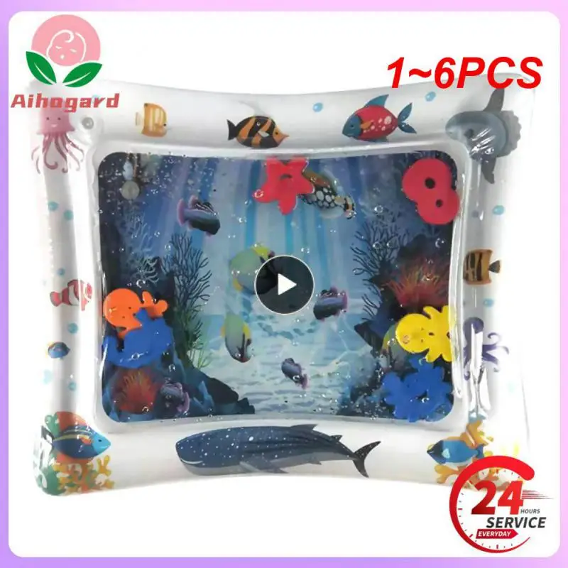 

1~6PCS Baby Water Inflatable Mat PVC Cushion Infant Toddler Water Play Mat for Children Early Education Developing Baby Toy