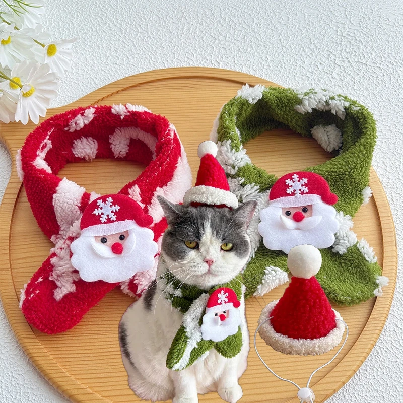 Christmas Dog Cat Pets Clothes Hat Scarf Costume Accessories Cosplay Props Navidad New Year Decor Christmas Party Pet Supplies Christmas Dog Cat Pets Clothes Hat Scarf Costume Accessories Cosplay Props Navidad New Year Decor Christmas Party Pet Supplies
