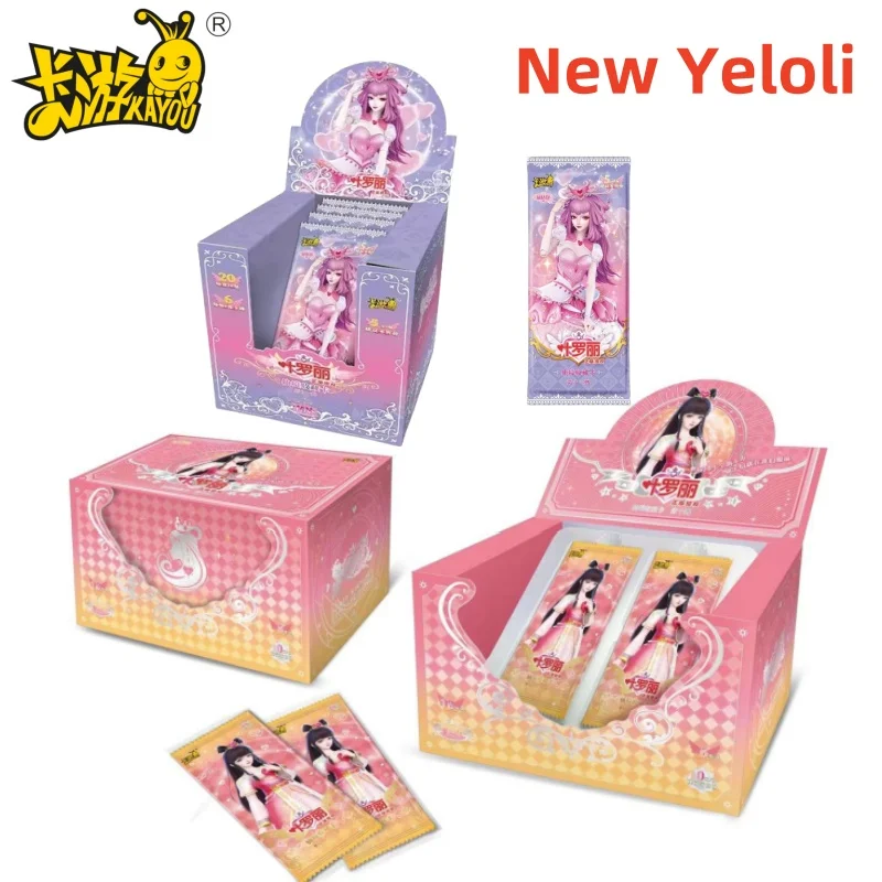KAYOU New Ye Loli Fantasy 10 сумка с кристаллами и бриллиантами XLR SSR LGR AR limit подарок для детей подарочная игрушка редкая коллекция Ye Luoli коробка для карт