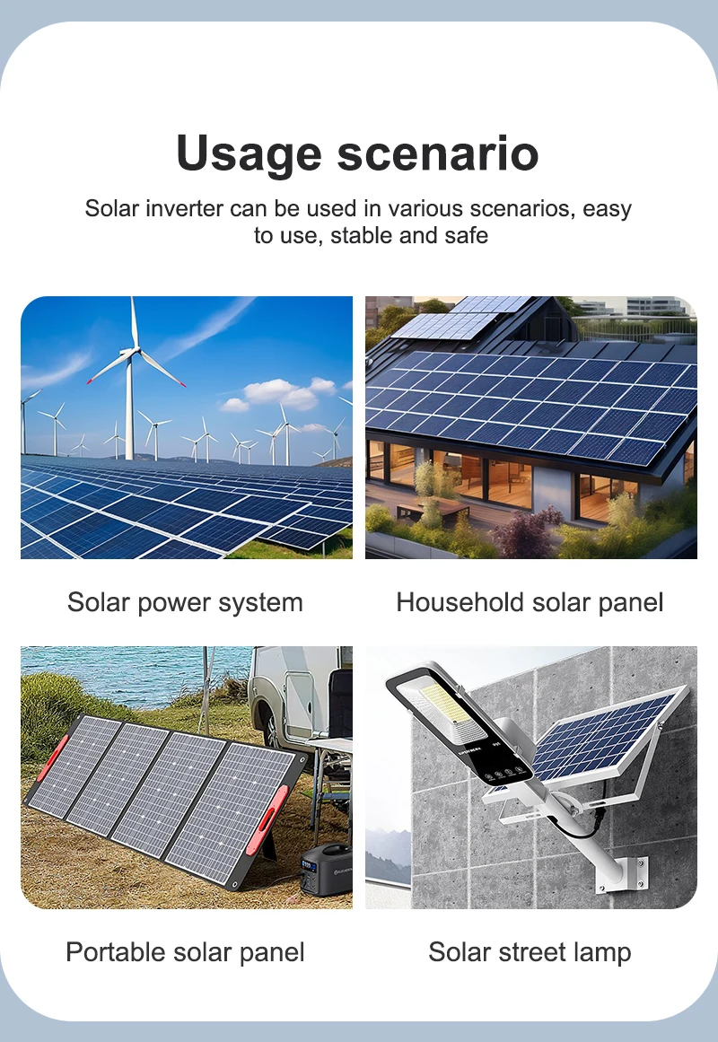 6.2KW 4KW 2KW MPPT Hybrid Solar Inverter Pure Sine Off Grid Tie 230VAC  PV 500V