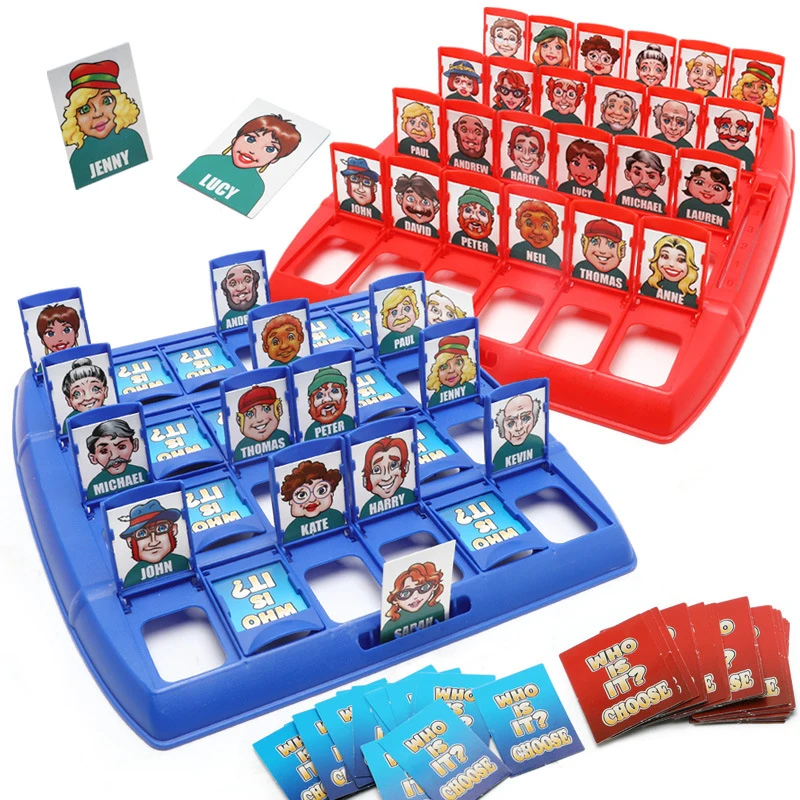 Who Is It Classic Board Games Interactive Party Game Family Memory Guessing  Kids Parent-child Interaction Two-player Games Toys - Expression & Emotion  - AliExpress