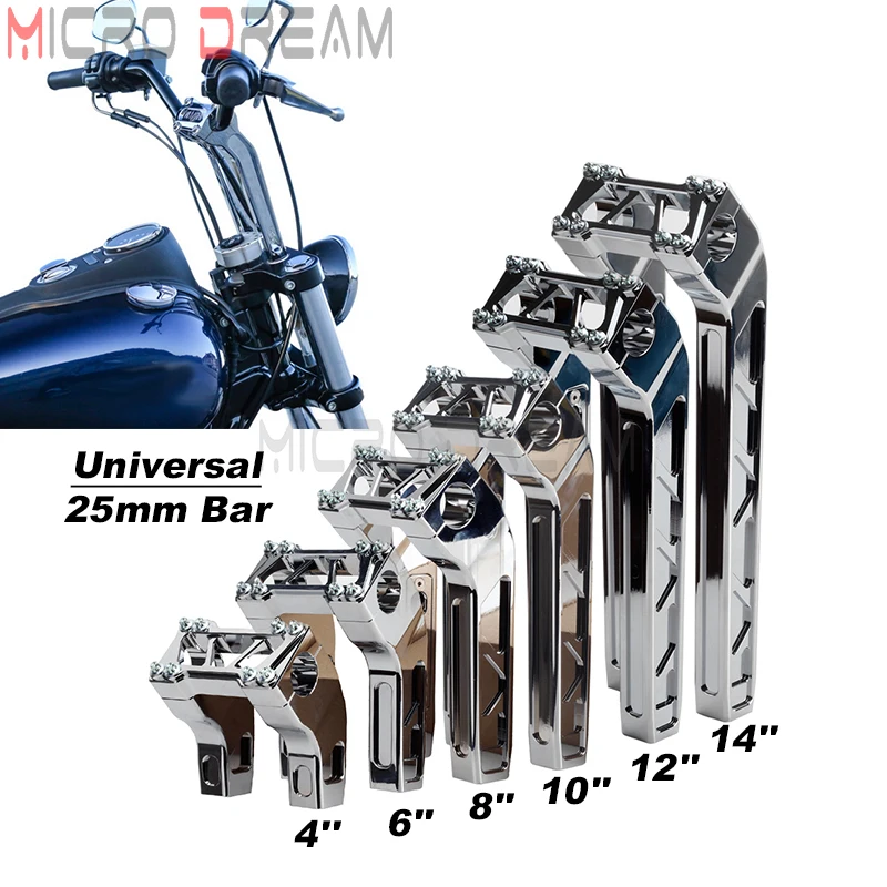 Per Harley Manubrio Riser Club Style T-Bar Maniglia Bar Riser Per Sportster Xl 1200 883 Dyna Softail Street Bob Pullback Riser