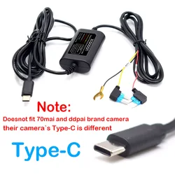 Universal Dash Cam Hardwire Kit with 5V USB Charger (Type-C USB)