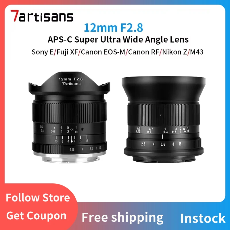 7artisans 12mm Mark II APS-C Super Ultra Wide Angle Lens