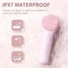 Sonic Waterproof Facial Cleansing Brush Rechargeable Scrubber Exfoliating Vibrating Deep Clean Face Cleaner  Skin Care Tool 3