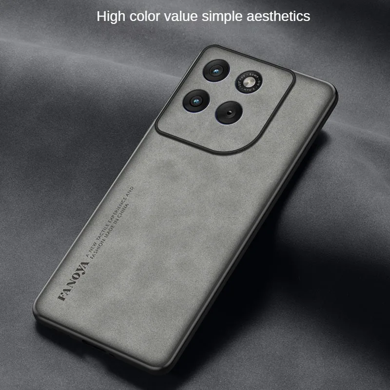 Luxurious Sheepskin Feel PU Leather Phone Case - Protective Cover s Coque Capa