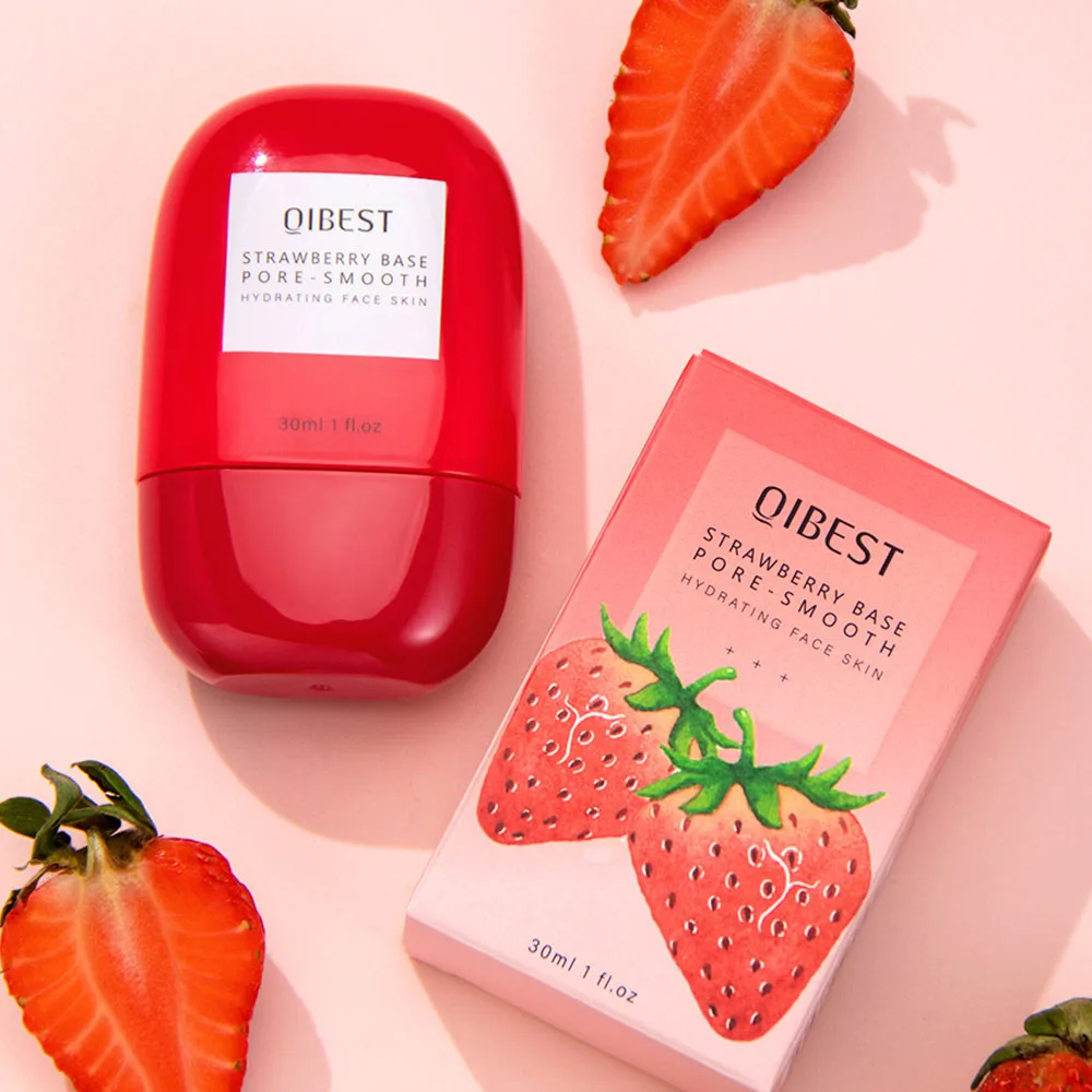 

Strawberry Extract Isolation Cream Long Lasting Refreshing Liquid-Foundation Face Makeup Supplies