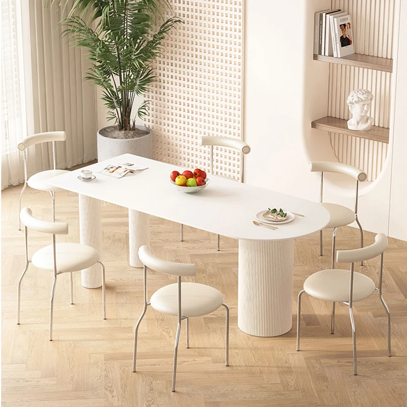 Cream Style Light Luxury Dining Chair Ins Medieval Home Modern Cafe Chair Vintage Nordic Backrest Bedroom Makeup