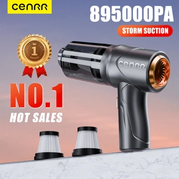 CENRR Mini aspirapolvere per auto Cordless Potente pulitore wireless per la pulizia della macchina per auto Aspirapolvere per auto portatili portatili 1