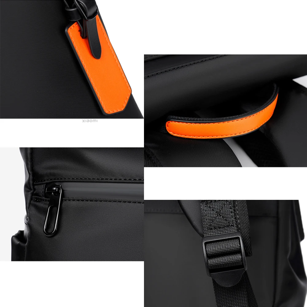 Original Xiaomi Computer Commuter Business Backpack Men Wrinkle Leisure Suitcase Bag Fashion Women Laptop Waterproof Backpacks