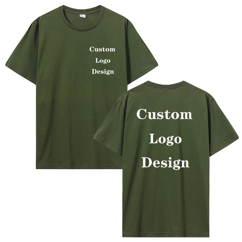 Personalized Men's Cotton T-Shirt with Custom Design