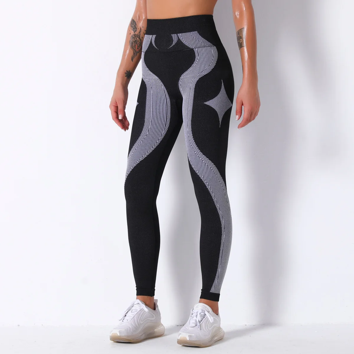 Neue Hohe Taille Outdoor Yoga Fitness Nahtlose Leggings Frauen Workout Push-Up Sportswear Legging Bodybuilding Jegging Weibliche Hosen – Detail 14