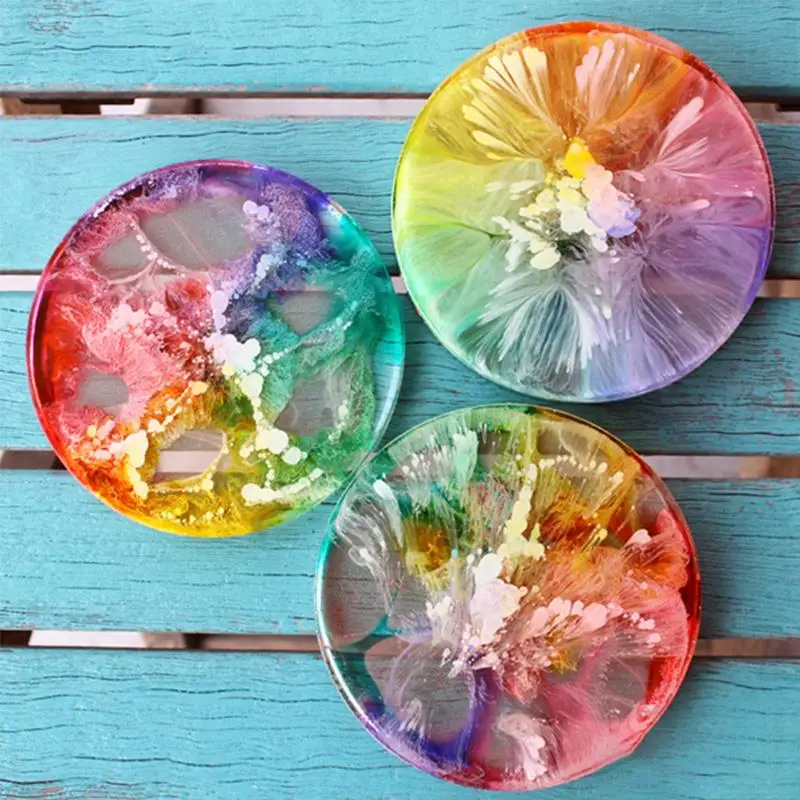 Epoxy Resin Pigment 24 Color Resin Pigment Art Ink Alcohol Liquid Colorant Dye Ink Diffusion DIY UV Epoxy Resin Mold Craft DIY Jewelry Making