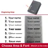 Baellerry 2023 New Short Men Wallets Name Customized Card Holder Luxury Male Wallet Zipper Coin Pocket Photo Holder Men's Purses 3