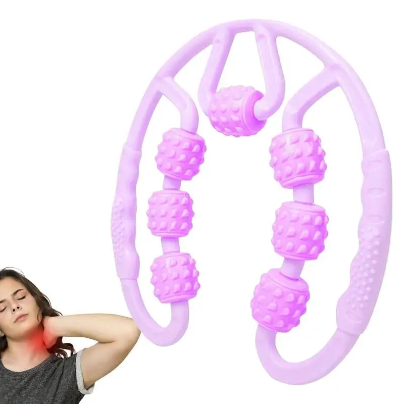 

Sevenwheel Ring Muscle Massage Roller Fascia Roller Massager For Neck Arm Leg Limbs Yoga Pilates Exercise Relieve Fatigue