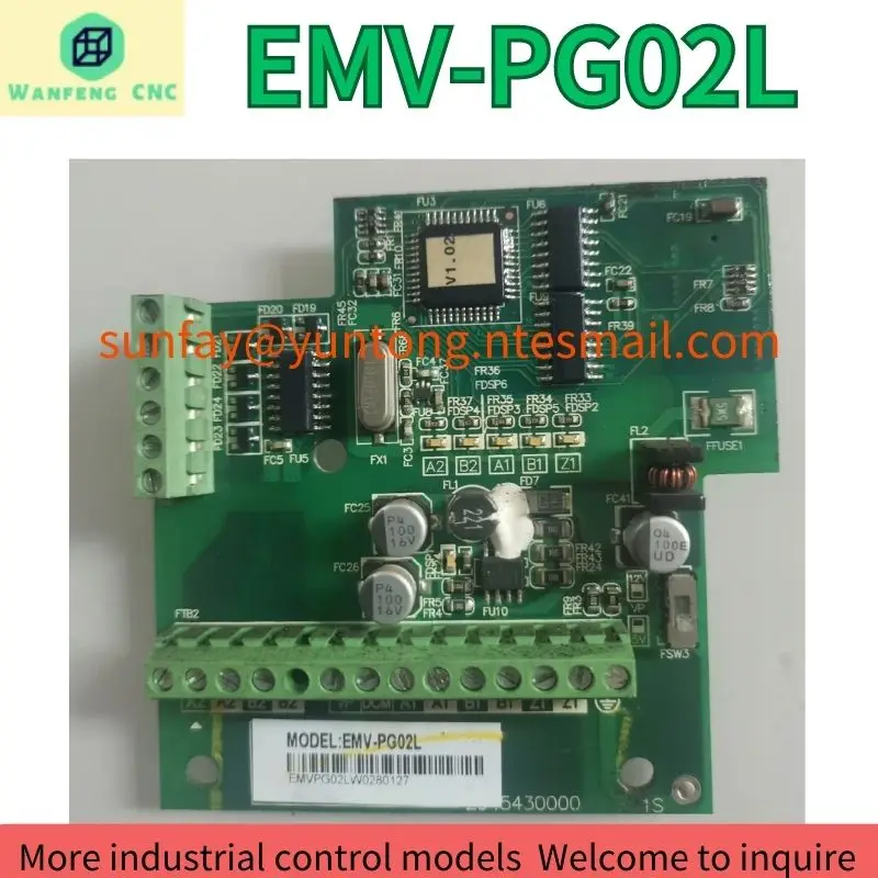 

second-hand EMV-PG02L frequency converter PG card test OK Fast Shipping