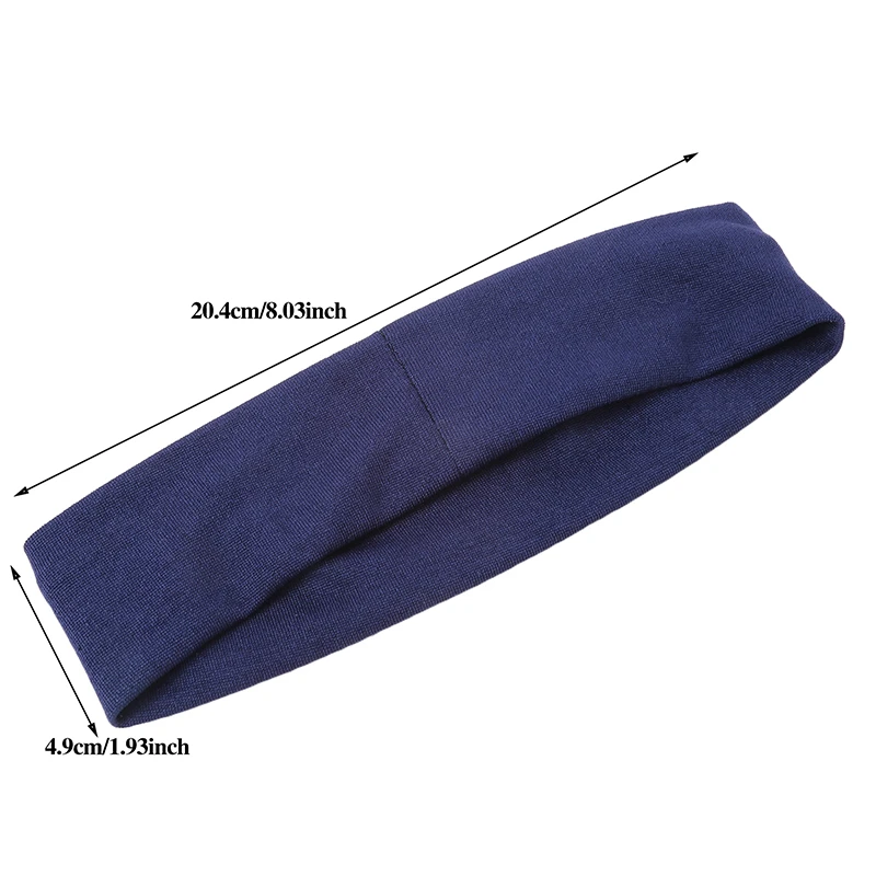 7pcs/lot Summer Sports Yoga Headbands for Women Men Running Absorb Sweat Elastic Hair Bands