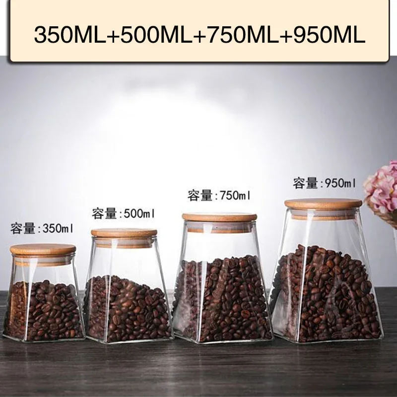 Kitchen storage box food Heat resistant glass storage can snack can high borosilicate glass can dry fruit tea storage Box 2