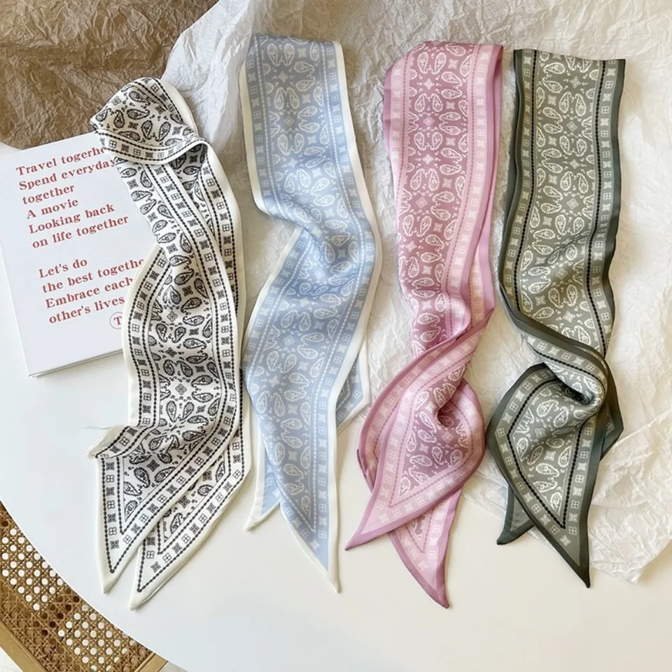 Écharpe Ruban Cheveux Allegra K - Imprimé Cœur - Multifonction (cou, Sac, Tête)