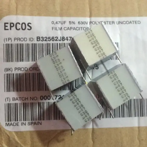 Nuovissimo Epcos Siemens 474K 0.47Uf 630V Layer Cake Coupling Condensatore Non Induttivo