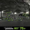 80V 18" Brushless Cordless Chainsaw (Great for Tree Felling, Limbing, Pruning / 75+ Compatible Tools), Tool Only, Black & Green 6