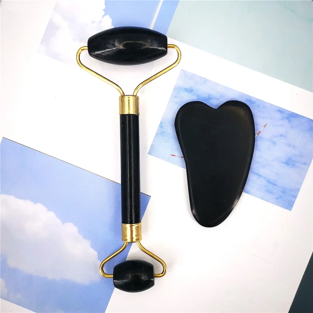 Gesichtsroller Aus Silikon – Für Gesicht Und Augen, Gua Sha Massage, 17 Cm – Strafft Die Haut, Reduziert Schwellungen