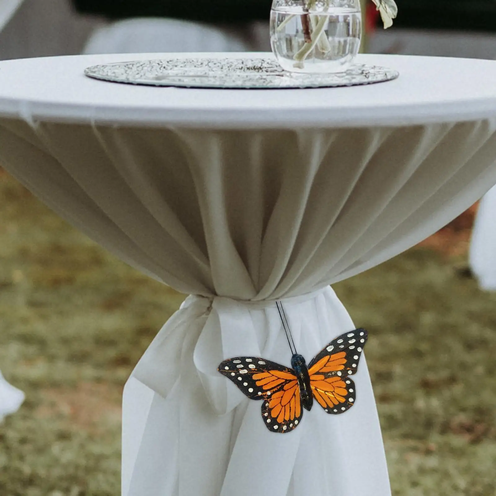 Cornice Con 5 Farfalle Vere | Decorazione Casa | Regalo Per Compleanno E Matrimonio | 19,5x29,5 Cm - Foto 9