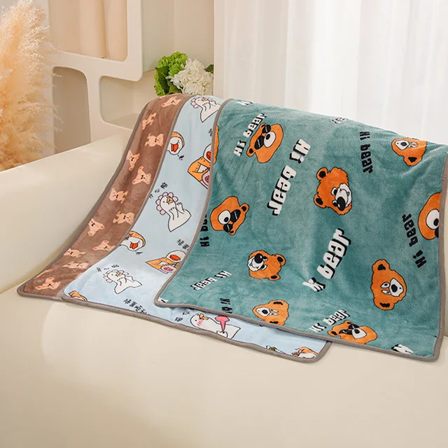 2025 New Soft Pet Blanket Spring Warm Dog Bed Blanket Cute Pet Sheets Warm Mat Comfortable Cat Dog Pad Blanket Pet Accessories 5