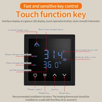 16A Smart Thermostat Floor Heating Temperature Controller with LED Touch Screen Electric Heating Control Smart Home 85-265V - Image 5