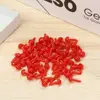 100Pcs Safety Oval Nose Plastic Stuffed Doll Eyes 3mm/4mm/5mm/6mm Plush Doll Eyes Safety Round Nose Animals Noses Accessories 2